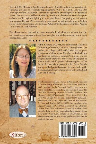 The Civil War Memoir of Sgt. Christian Lenker 19th Ohio Volunteers