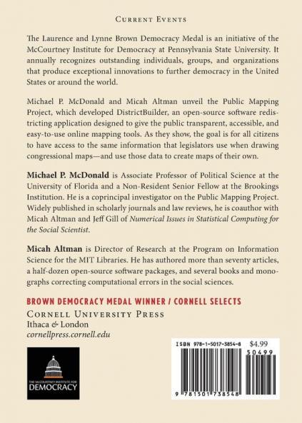 The Public Mapping Project: How Public Participation Can Revolutionize Redistricting (Brown Democracy Medal)