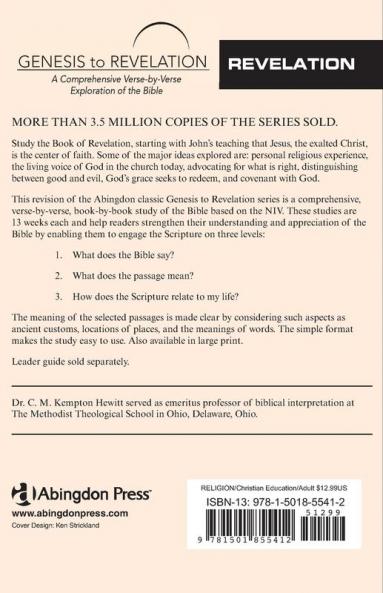 Genesis to Revelation: Revelation Participant Book: A Comprehensive Verse-by-verse Exploration of the Bible