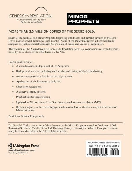Genesis to Revelation Minor Prophets Leader Guide