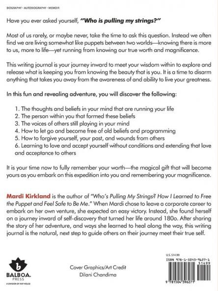 Who'S Pulling My Strings? Companion Writing Journal