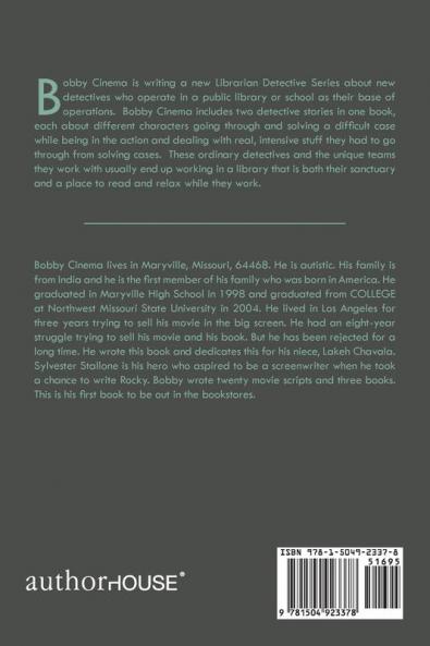 BOBBY CINEMA'S SECOND LIBRARIAN DETECTIVE SERIES