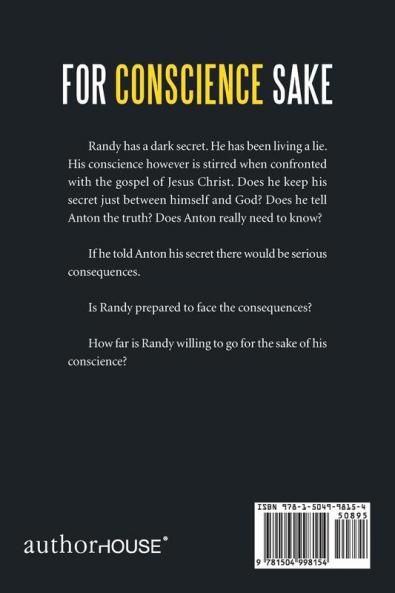 FOR CONSCIENCE SAKE