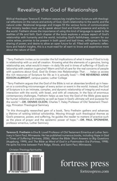 God So Enters into Relationships That . . .