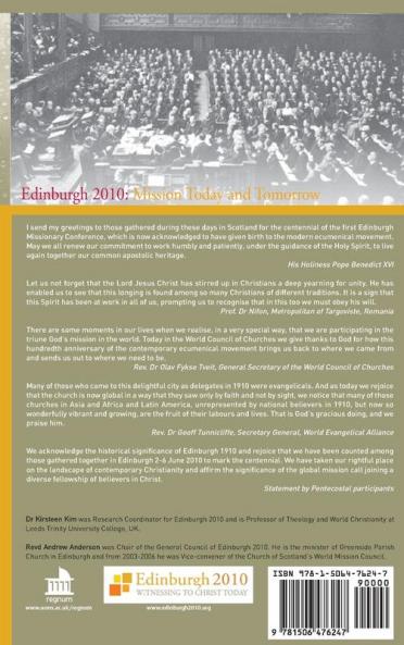 Edinburgh 2010 Mission Today and Tomorrow