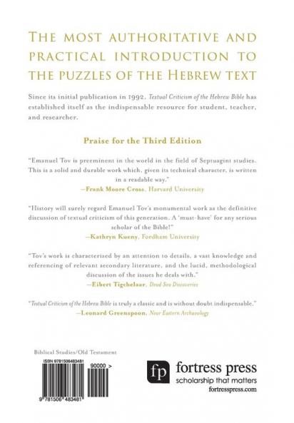 Textual Criticism of the Hebrew Bible