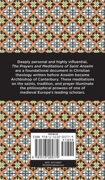 The Prayers and Meditations of St. Anslem