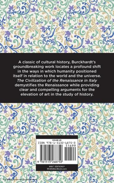 The Civilization of the Renaissance in Italy