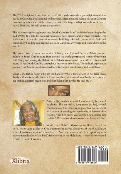 Trudy and the Baha'is' Spiritual Path in South Carolina