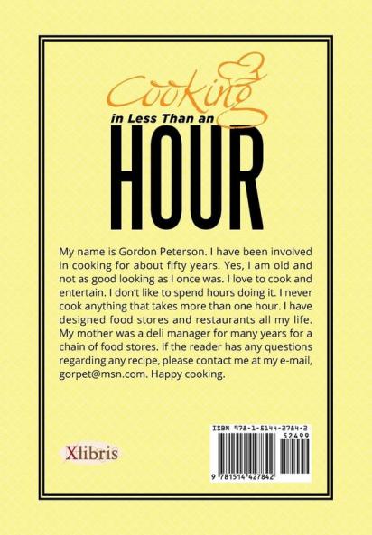 Cooking in Less Than an Hour