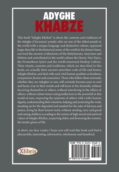 Adyghe Khabze: Book I: 1