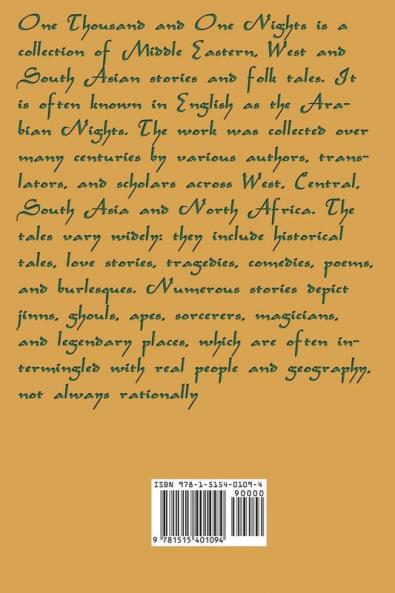 The Arabian Nights' Entertainment Volume 1.