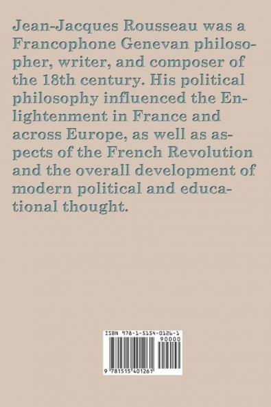 The Confessions of Jean Jacques Rousseau