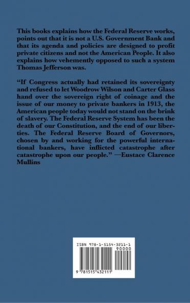 A Study of the Federal Reserve and Its Secrets