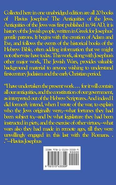 The Antiquities of the Jews