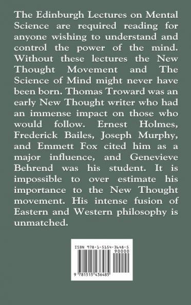 The Edinburgh Lectures on Mental Science