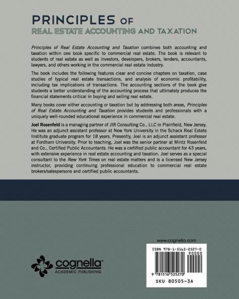 Principles of Real Estate Accounting and Taxation