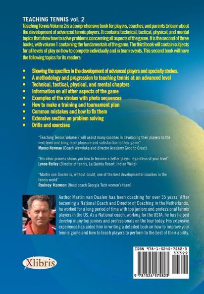 Teaching Tennis Volume 2: The Development of Advanced Players