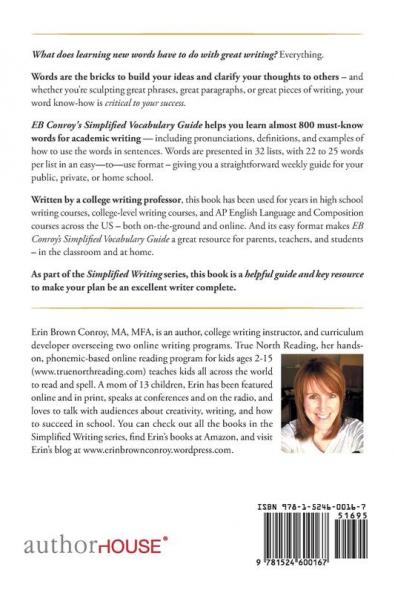 EB Conroy's Simplified Vocabulary Guide