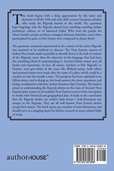 Near Eastern Deities in the  Rigveda