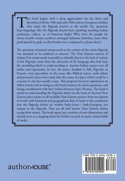 Near Eastern Deities in the  Rigveda