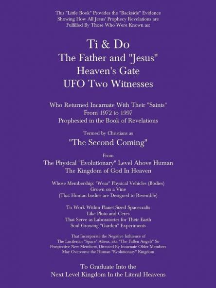 Ti & Do Father & Jesus Heaven's Gate UFO Two Witnesses