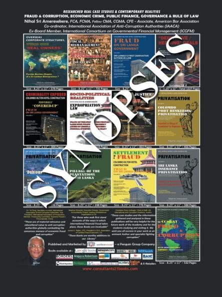 Researched Real Case Studies & Contemporary Realities Fraud & Corruption Economic Crime Public Finance Governance & Rule of Law