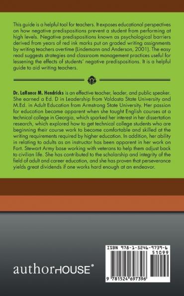 A Guide for Writing Teachers