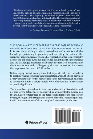 The Art and Science of  PhD Research