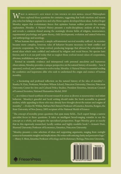 Morality: A Natural History