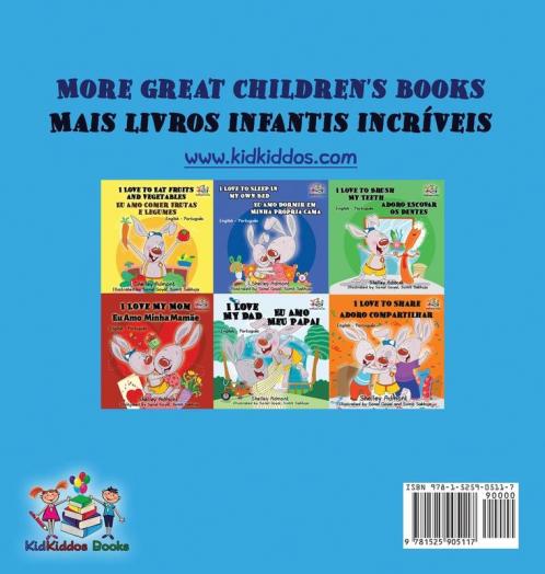 I Love to Keep My Room Clean (English Portuguese Children's Book)