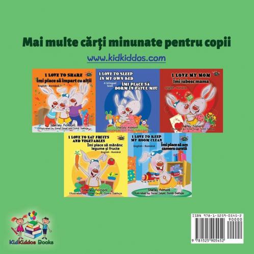 I Love to Brush My Teeth (Romanian children's book)