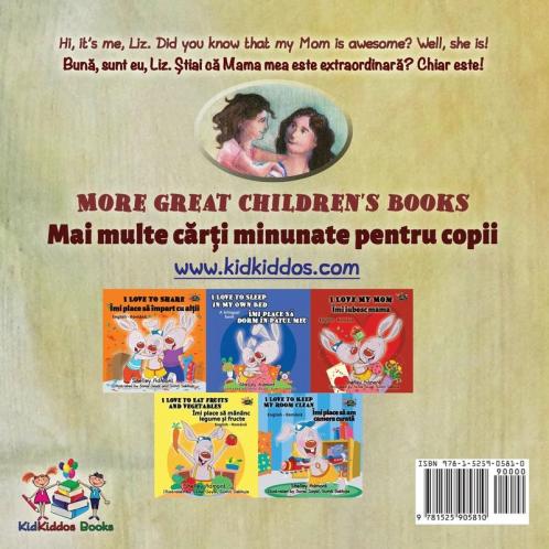 My Mom is Awesome (English Romanian children's book)