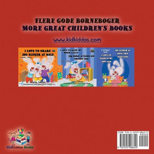 Jeg elsker min mor I Love My Mom (Bilingual Danish Kids Book)