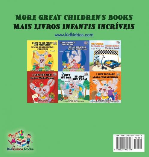 I Love to Brush My Teeth (Portuguese English book for Kids)