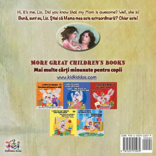 My Mom is Awesome (English Romanian Bilingual Book)