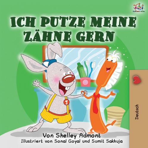 Ich putze meine Zähne gern