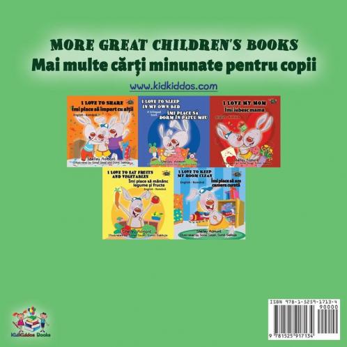 I Love to Brush My Teeth (English Romanian Bilingual Book)
