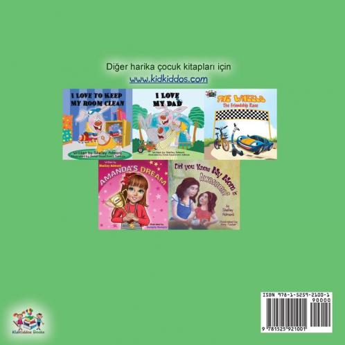 I Love to Brush My Teeth (Turkish Edition)