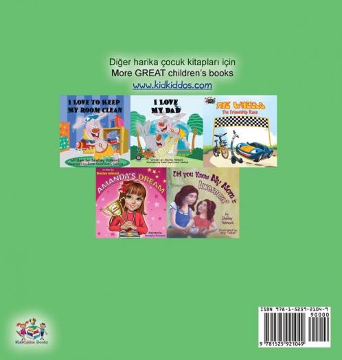 I Love to Brush My Teeth (Turkish English Bilingual Book)