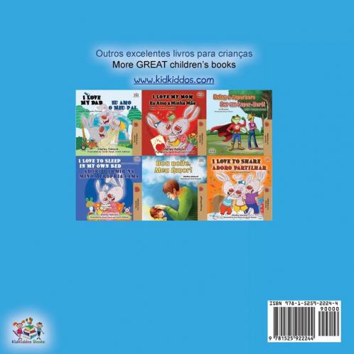 I Love to Keep My Room Clean (Portuguese English Bilingual Book - Portugal)