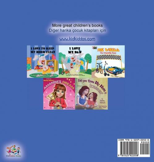 I Love to Sleep in My Own Bed (English Turkish Bilingual Book)