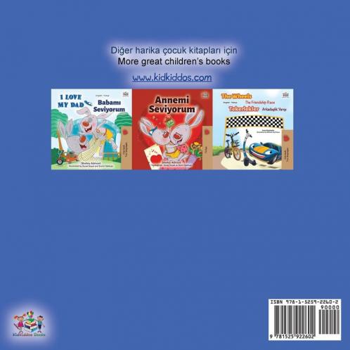 I Love to Sleep in My Own Bed (Turkish English Bilingual Book)