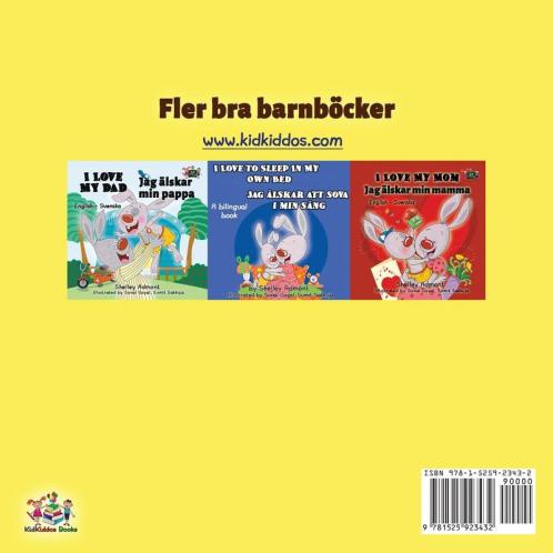I Love to Eat Fruits and Vegetables (Swedish Edition)
