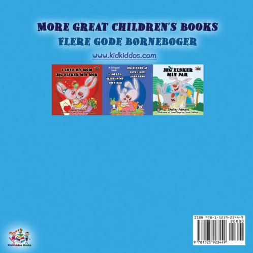 I Love to Keep My Room Clean (English Danish Bilingual Book)