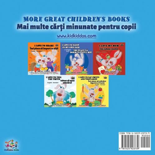 I Love to Keep My Room Clean (English Romanian Bilingual Book)