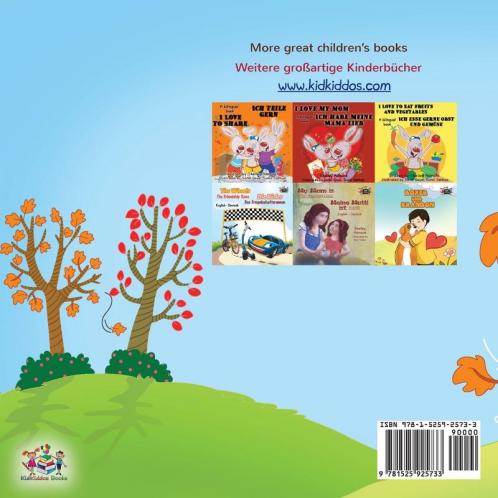 I Love Autumn (English German Bilingual Book)