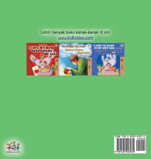 I Love to Brush My Teeth (Malay Children's Book)