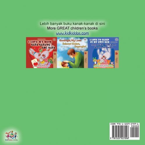 I Love to Brush My Teeth (Malay English Bilingual Children's Book)