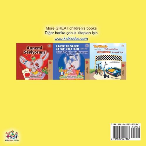 I Love to Eat Fruits and Vegetables (English Turkish Bilingual Book for Children)